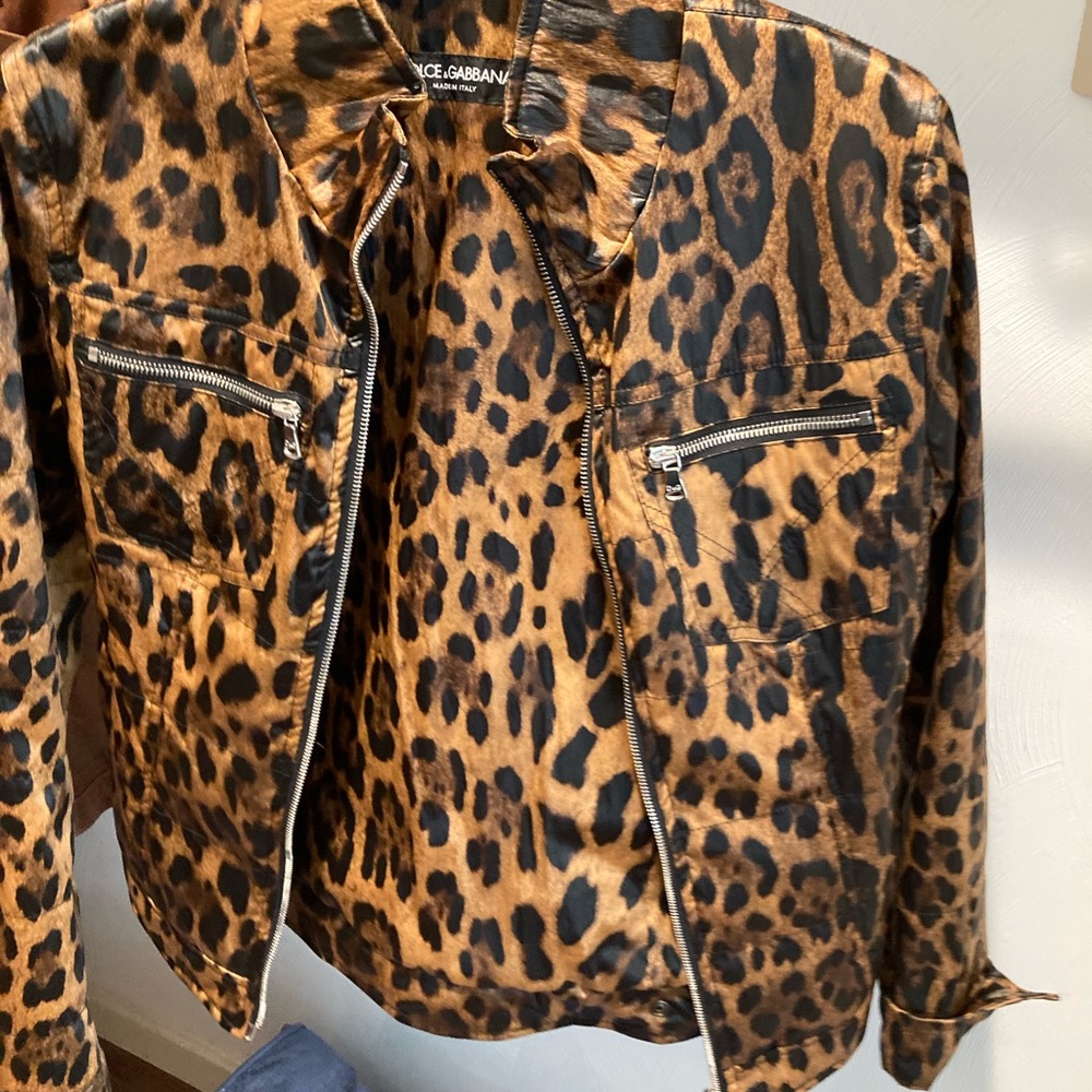 Dolce & Gabbana Leopard Print Women's Jacket